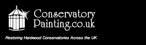 Conservatory repair and maintenance, repainting of wooden conservatories throughout the UK